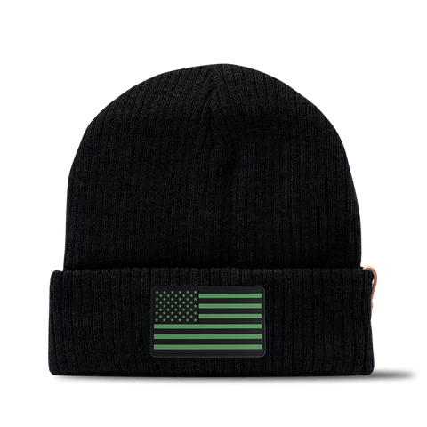 Lucky Old Glory Essential Beanie Black
