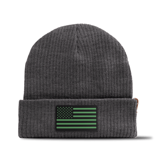 Lucky Old Glory Essential Beanie Charcoal