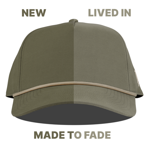 Evening Explore Canvas 5 Panel Rope Vintage Loden Made to Fade