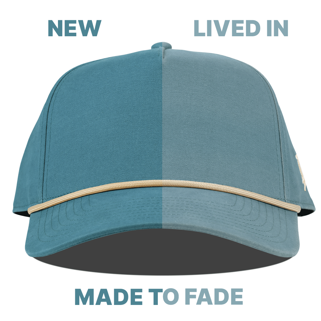 Bare Canvas 5 Panel Rope Made to Fade Marine