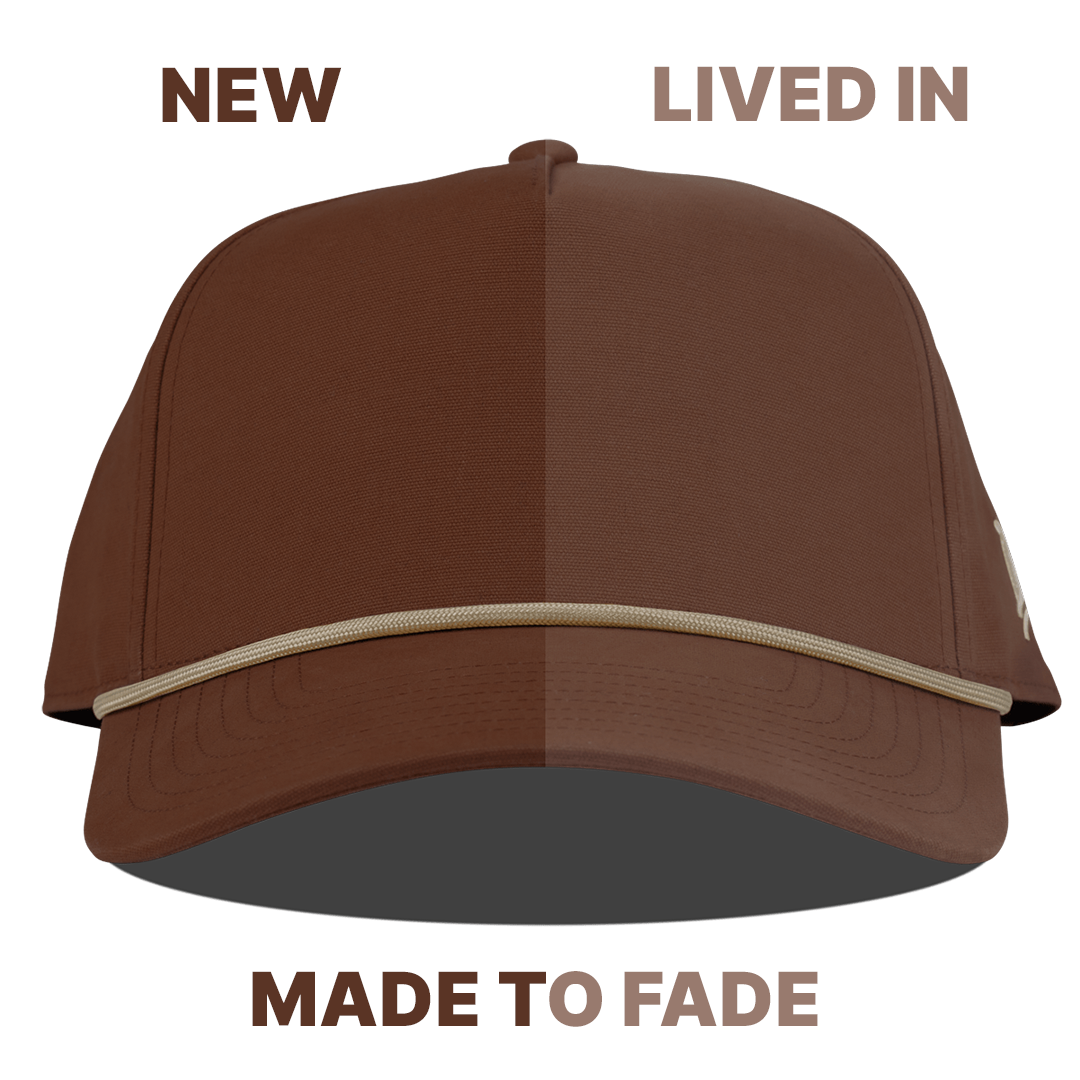 Sonoran Sun Canvas 5 Panel Rope Vintage Rust Made to Fade