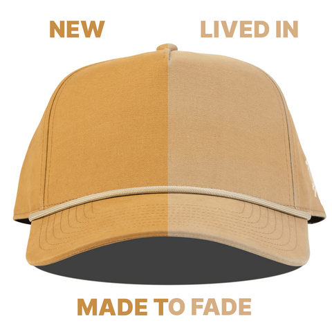 Old Glory Stealth Canvas 5 Panel Rope Wheat