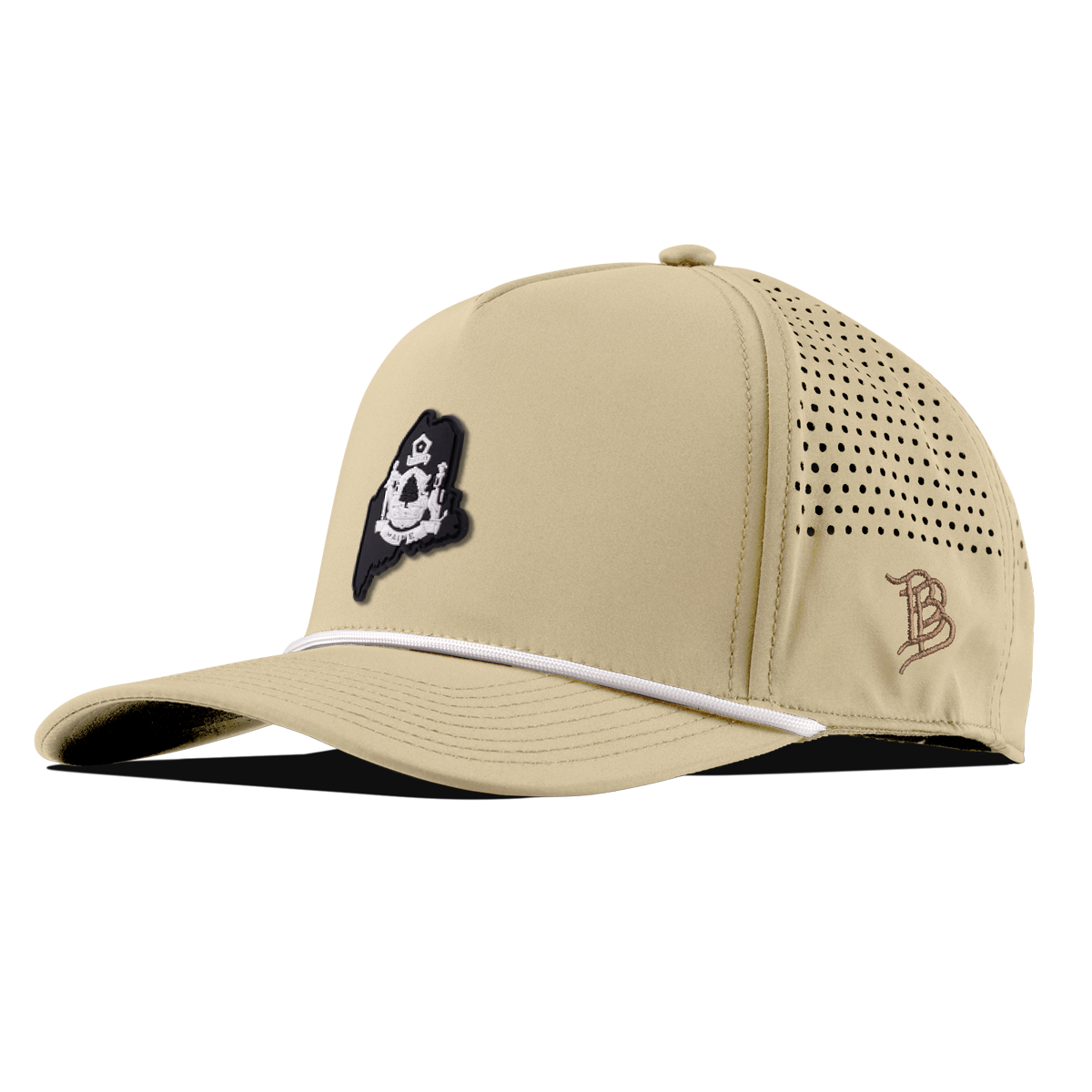 Maine Vintage Curved 5 Panel Performance Desert/White