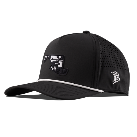 Maryland Vintage Curved 5 Panel Performance Black/White