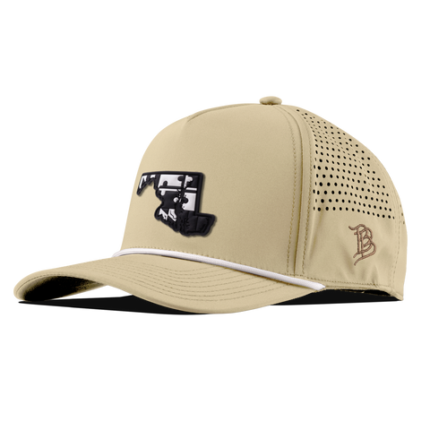 Maryland Vintage Curved 5 Panel Performance Desert/White