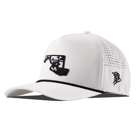 Maryland Vintage Curved 5 Panel Performance White