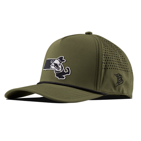 Massachusetts Vintage Curved 5 Panel Performance Loden