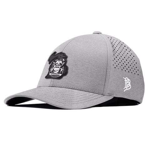 Michigan Vintage Curved Performance Heather Gray