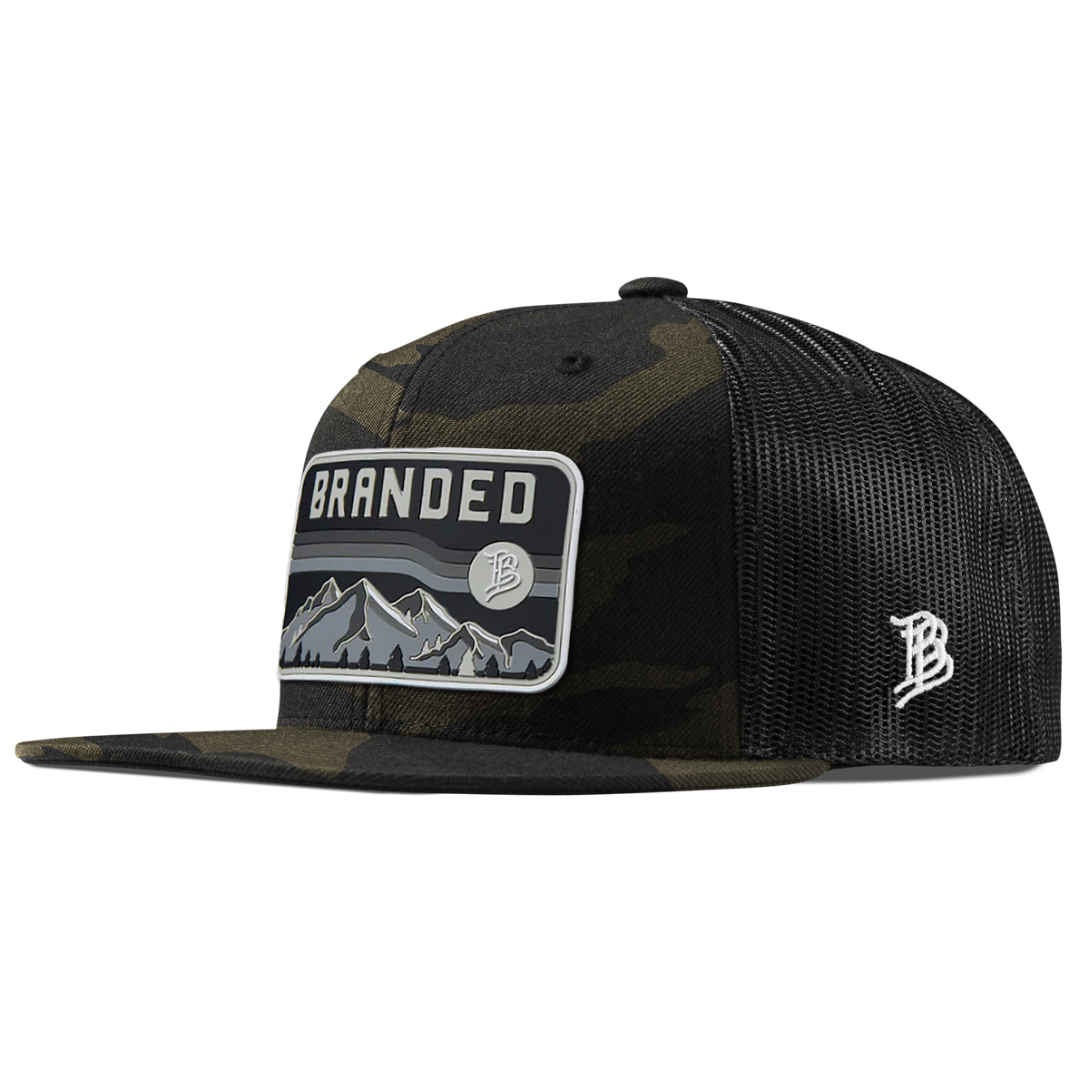 Midnight Horizon Flat Trucker Back Midnight Camo