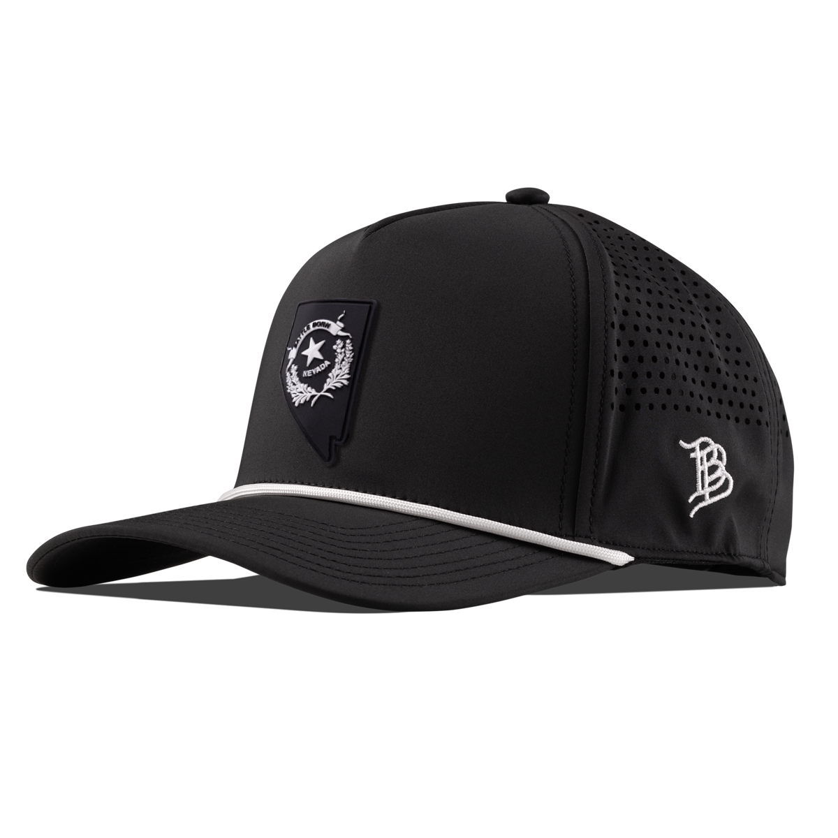 Nevada Vintage Curved 5 Panel Performance Black/White