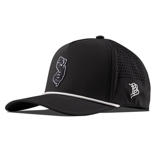 New Jersey Vintage Curved 5 Panel Performance Black/White