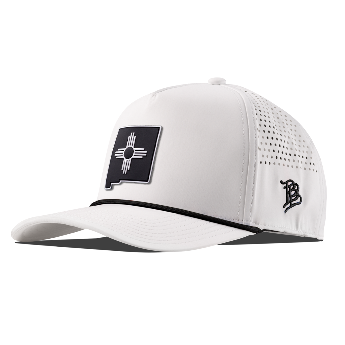 New Mexico Vintage Curved 5 Panel Performance White/Black