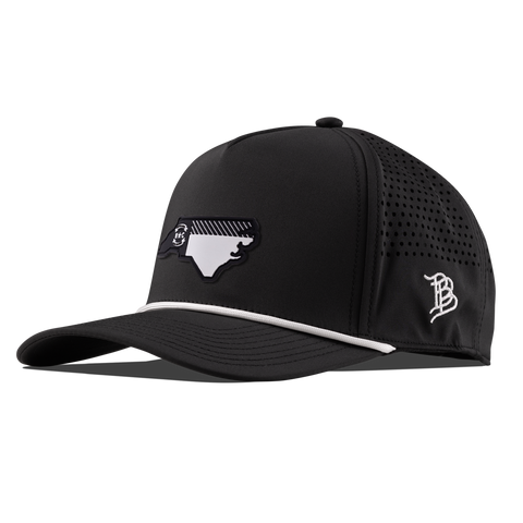 North Carolina Vintage Curved 5 Panel Performance Black