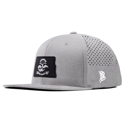 North Dakota Vintage Flat Performance Heather Gray