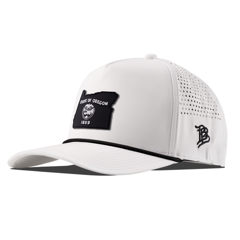 Oregon Vintage Curved 5 Panel Performance White/Black