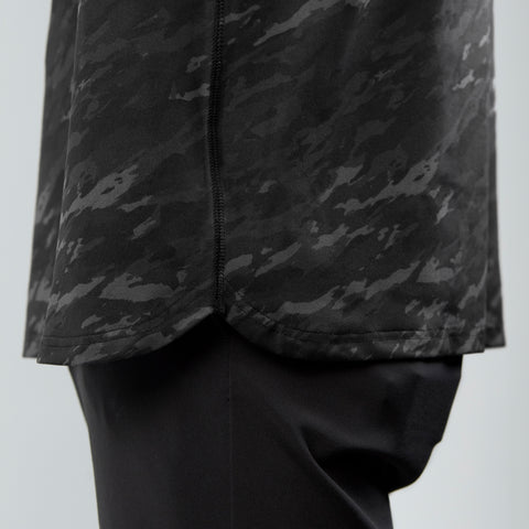 Performance Polo Black Camo Hem