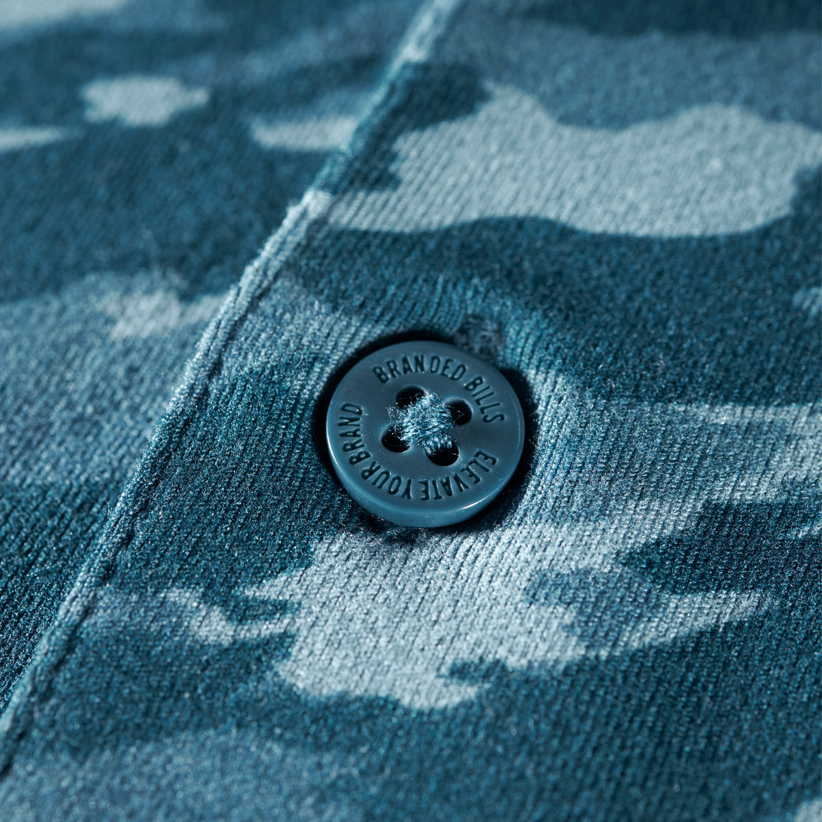 Performance Polo Marine Camo Detail