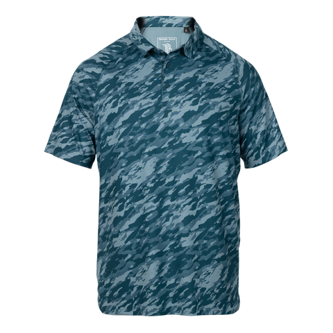 Performance Polo Marine Camo Front