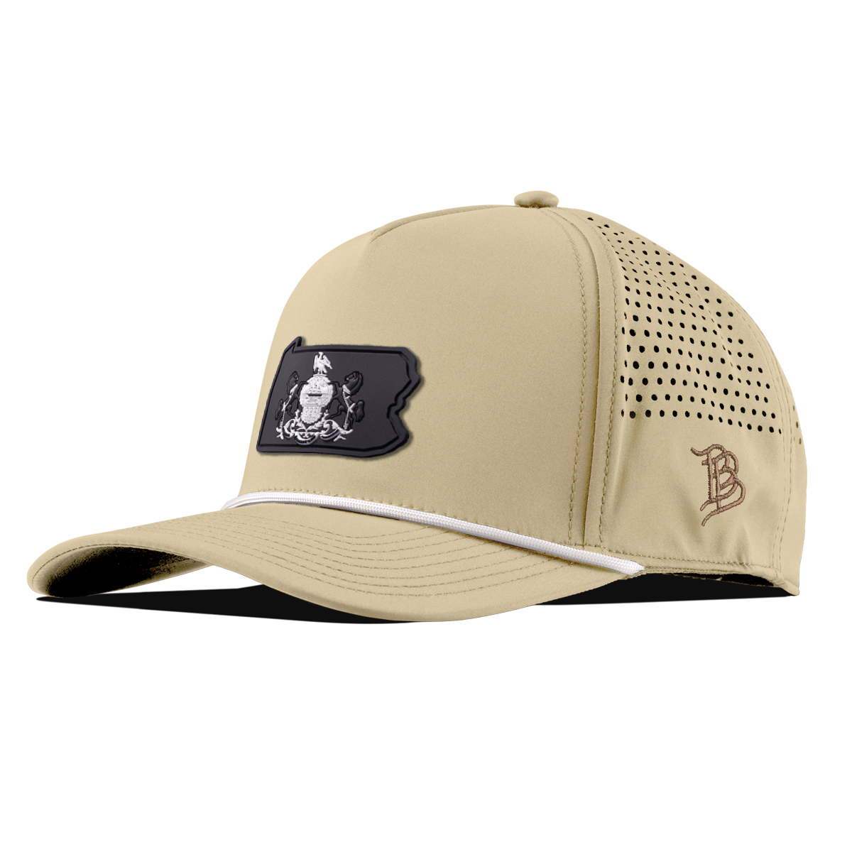 Pennsylvania Vintage Curved 5 Panel Performance Desert/White