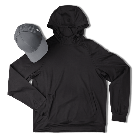 BB Curved Performance Hoodie Bundle Black + Slate