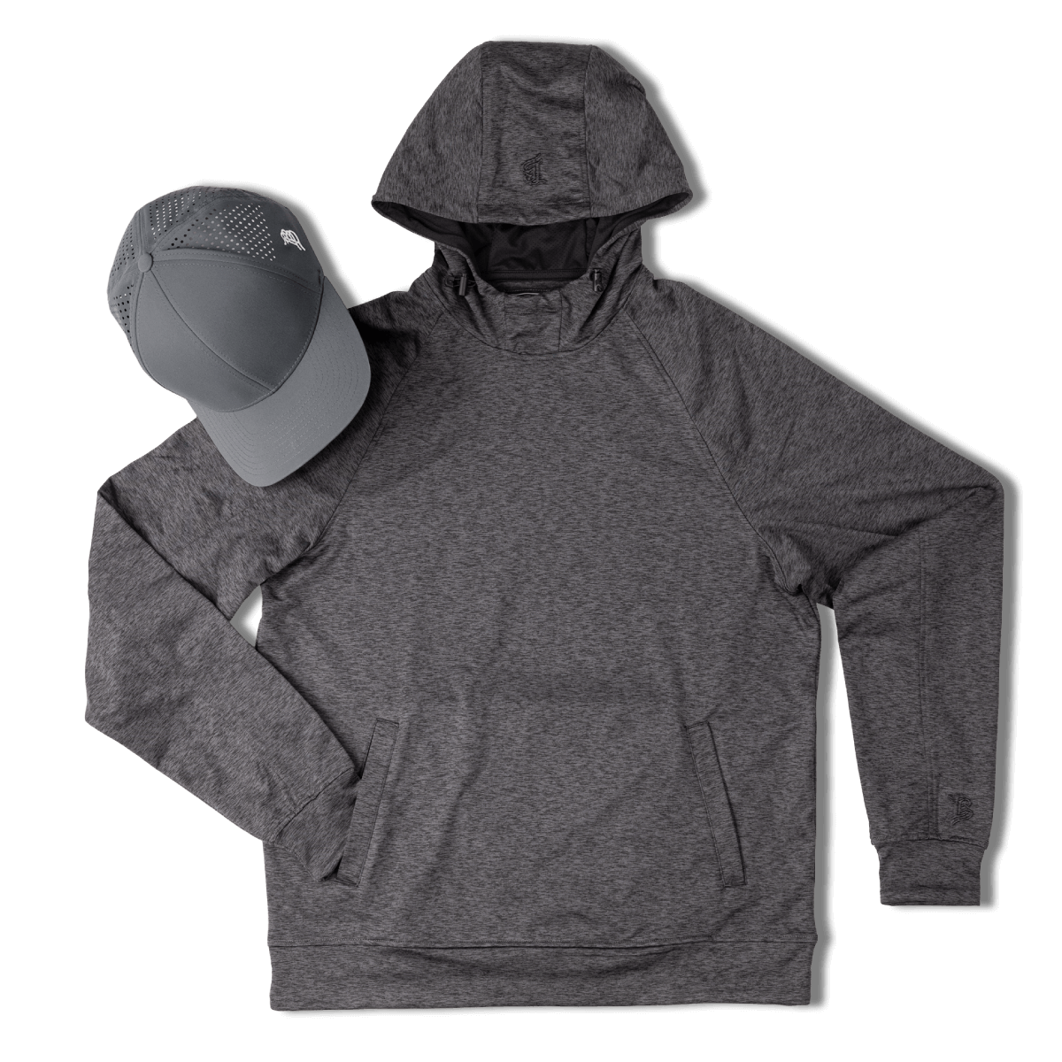 BB Curved Performance Hoodie Bundle Charcoal + Slate