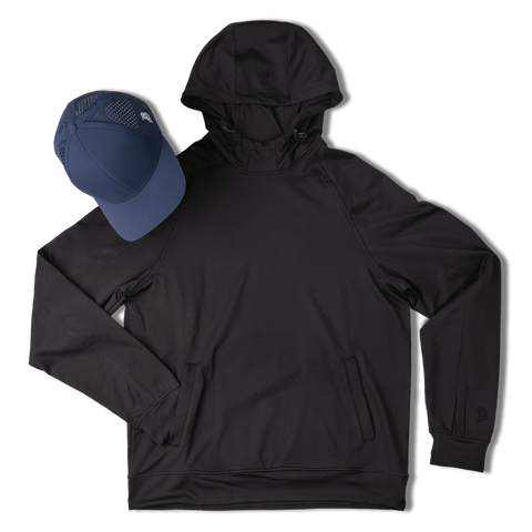 BB Curved Performance Hoodie Bundle Black + Navy