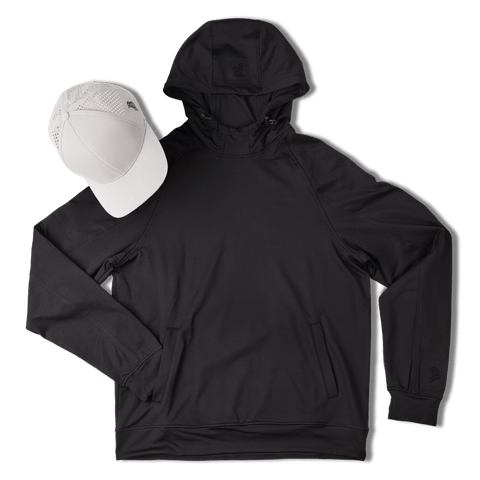 BB Curved Performance Hoodie Bundle Black + White