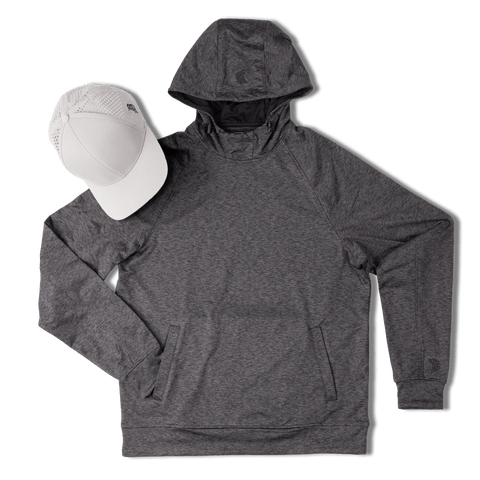 BB Curved Performance Hoodie BundleCharcoal + White