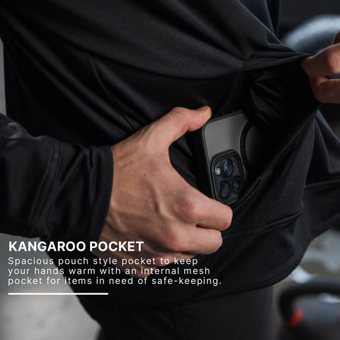 Performance Hoodie Black, Charcoal Heather, Loden Heather