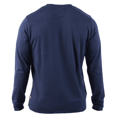 City Block Austin Cortaro™ Long Sleeve Tee Back Navy
