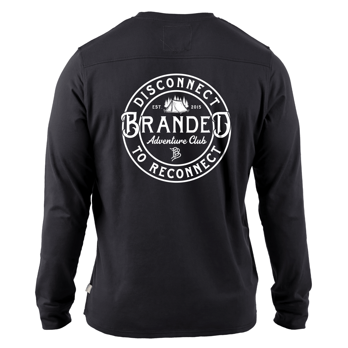 Disconnect Cortaro™ Long Sleeve Tee Back Black