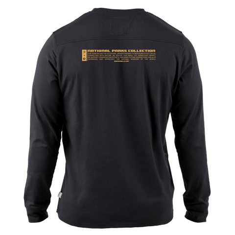 Grand Teton National Park Cortaro™ Long Sleeve Tee Back Black