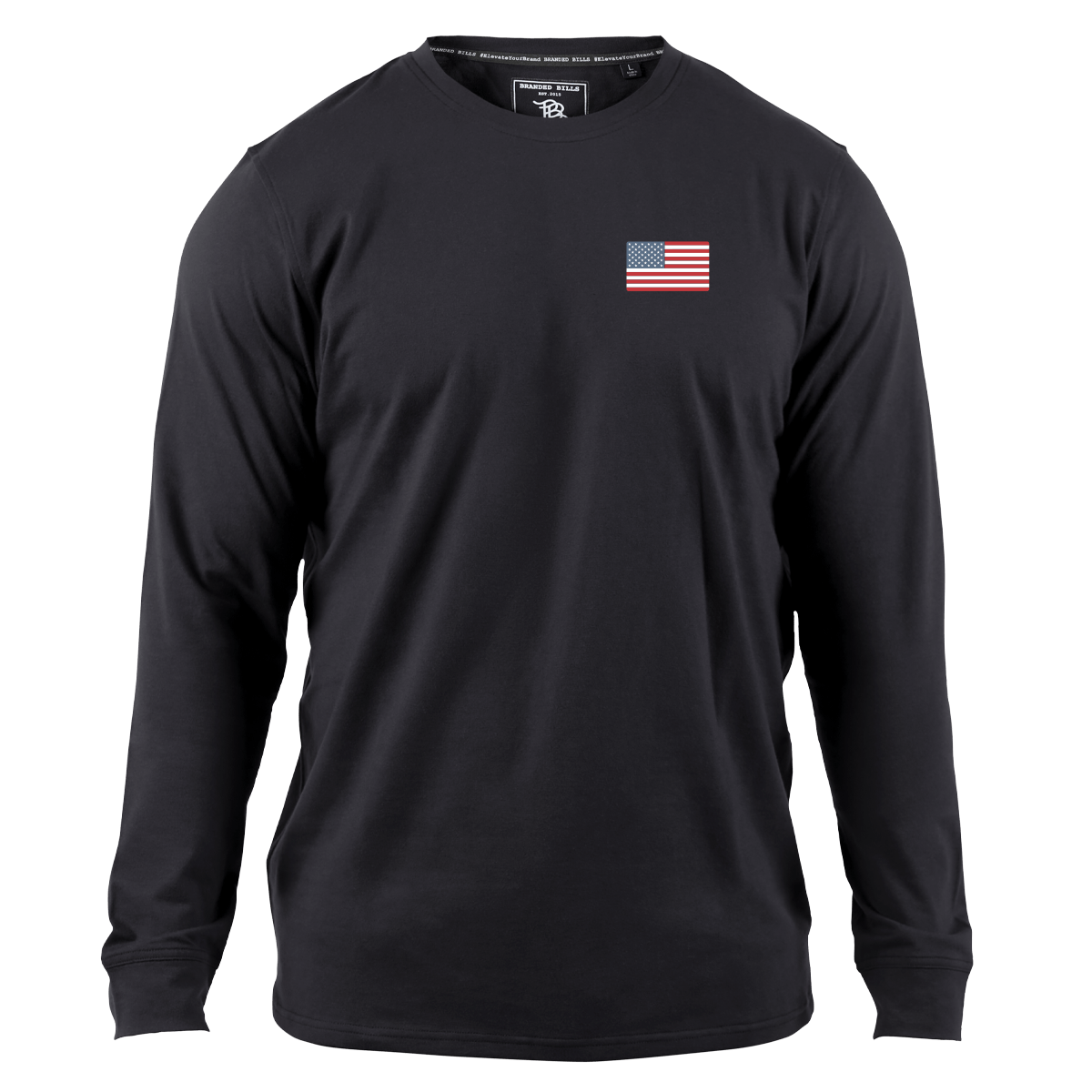 USA Icon Cortaro™ Long Sleeve Tee | hover: Black