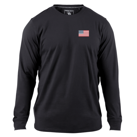 USA Icon Cortaro™ Long Sleeve Tee | hover: Black