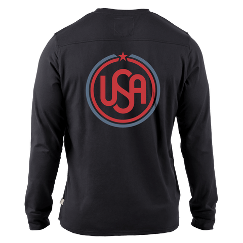 USA Icon Cortaro™ Long Sleeve Tee  Black