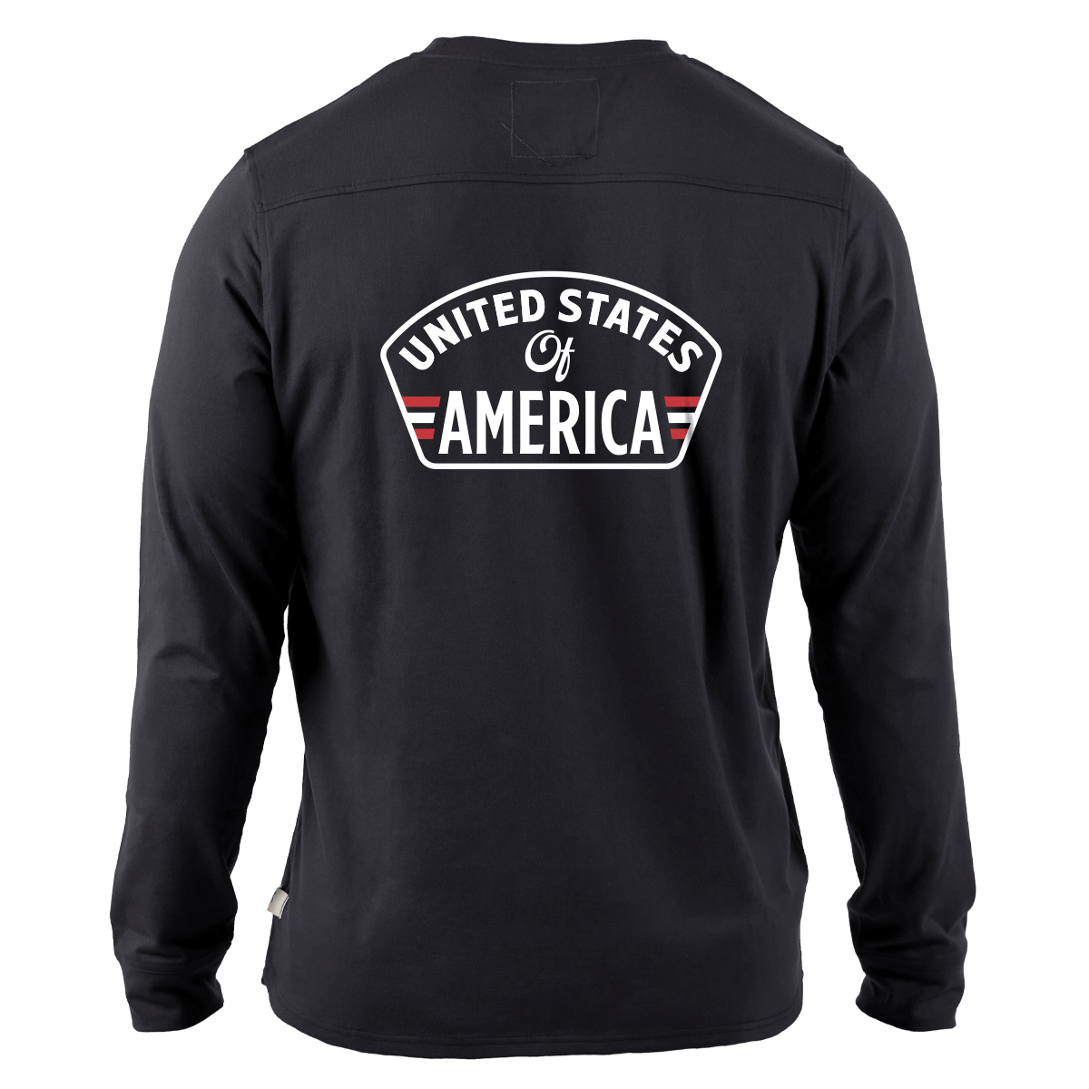 United States of America Badge Cortaro™ Long Sleeve Tee  Black