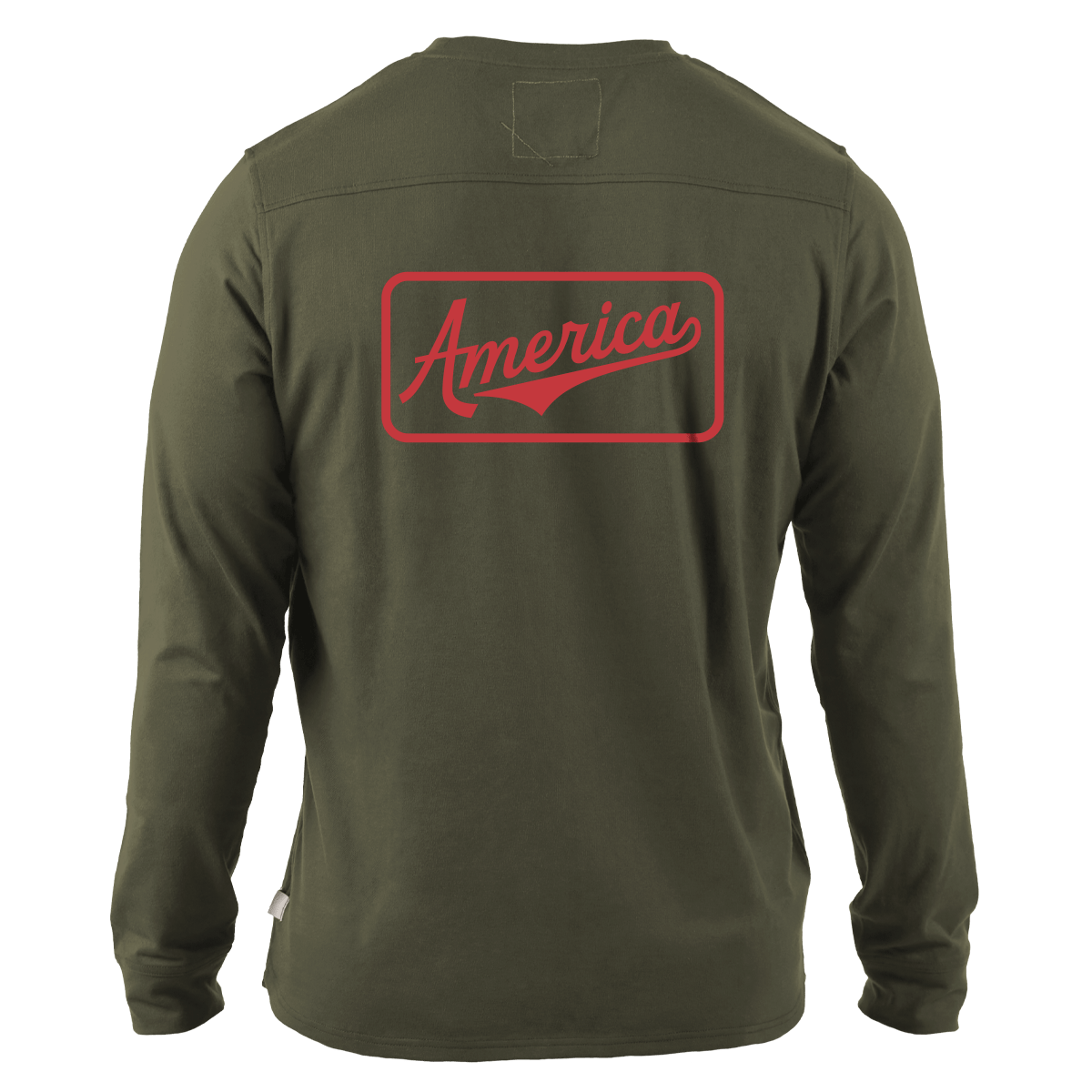 America Badge Cortaro™ Long Sleeve Tee  Loden