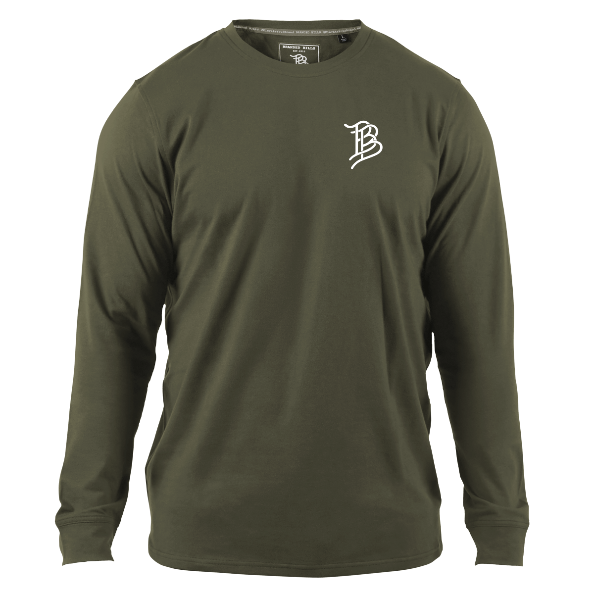 Branded Team Logo Cortaro™ Long Sleeve Tee Loden