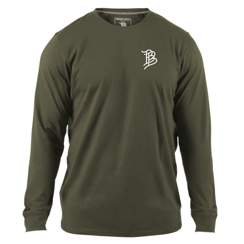Branded Team Logo Cortaro™ Long Sleeve Tee Loden