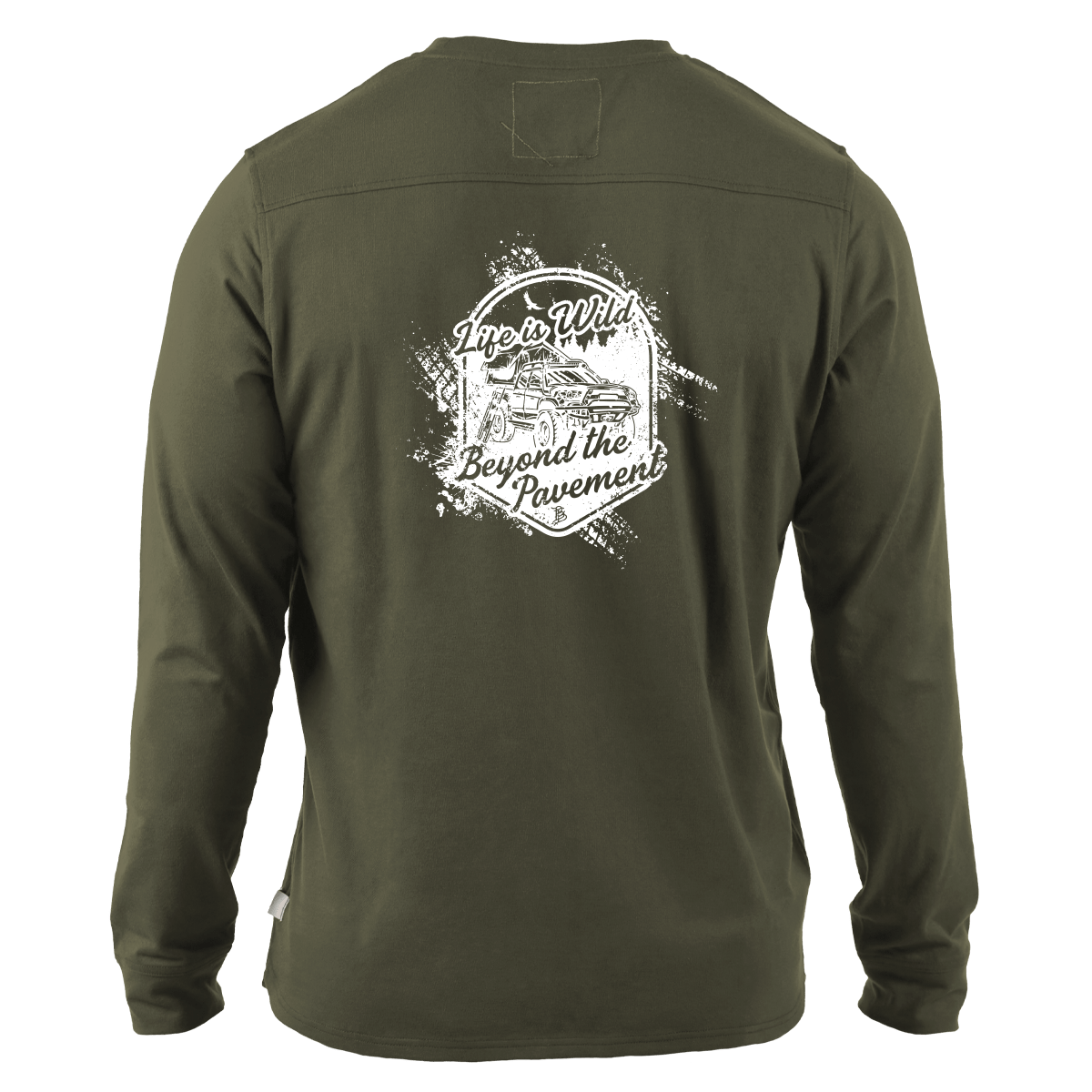Beyond the Pavement Cortaro™ Long Sleeve Tee Back Loden