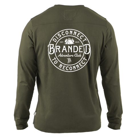 Disconnect Cortaro™ Long Sleeve Tee Back Loden