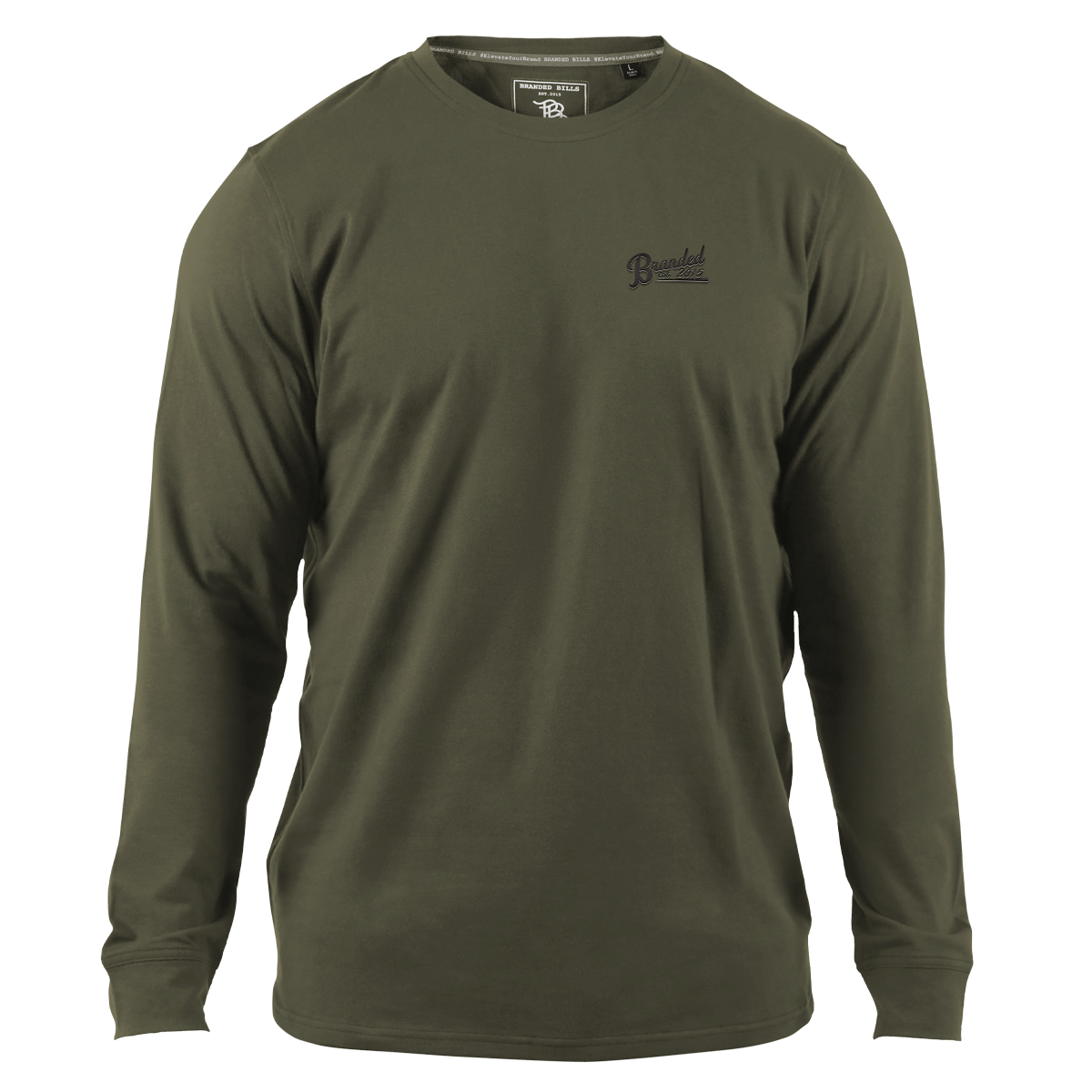 Est. 2015 Stacked Silicone Script Cortaro™ Long Sleeve Tee