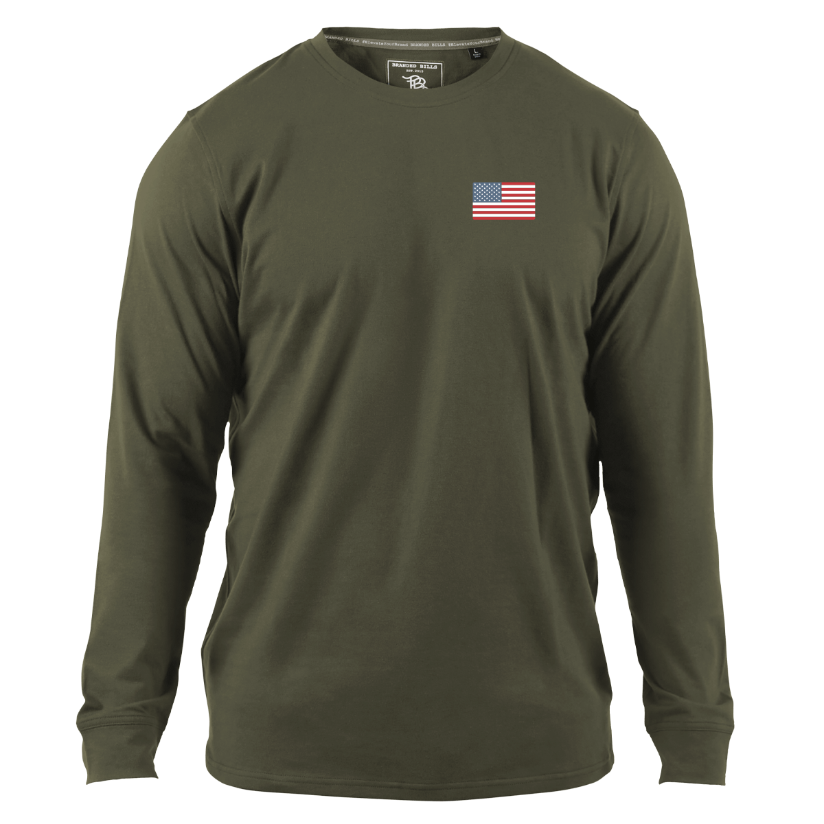 Old Glory Cortaro™ Long Sleeve Tee  Loden