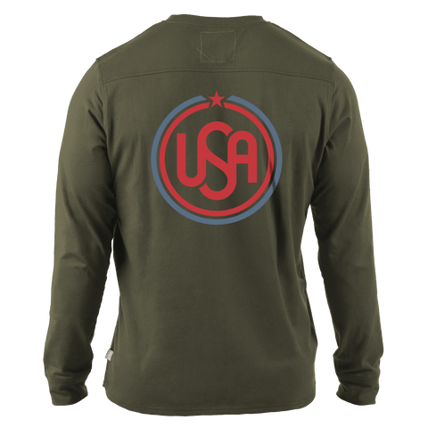 USA Icon Cortaro™ Long Sleeve Tee  Loden