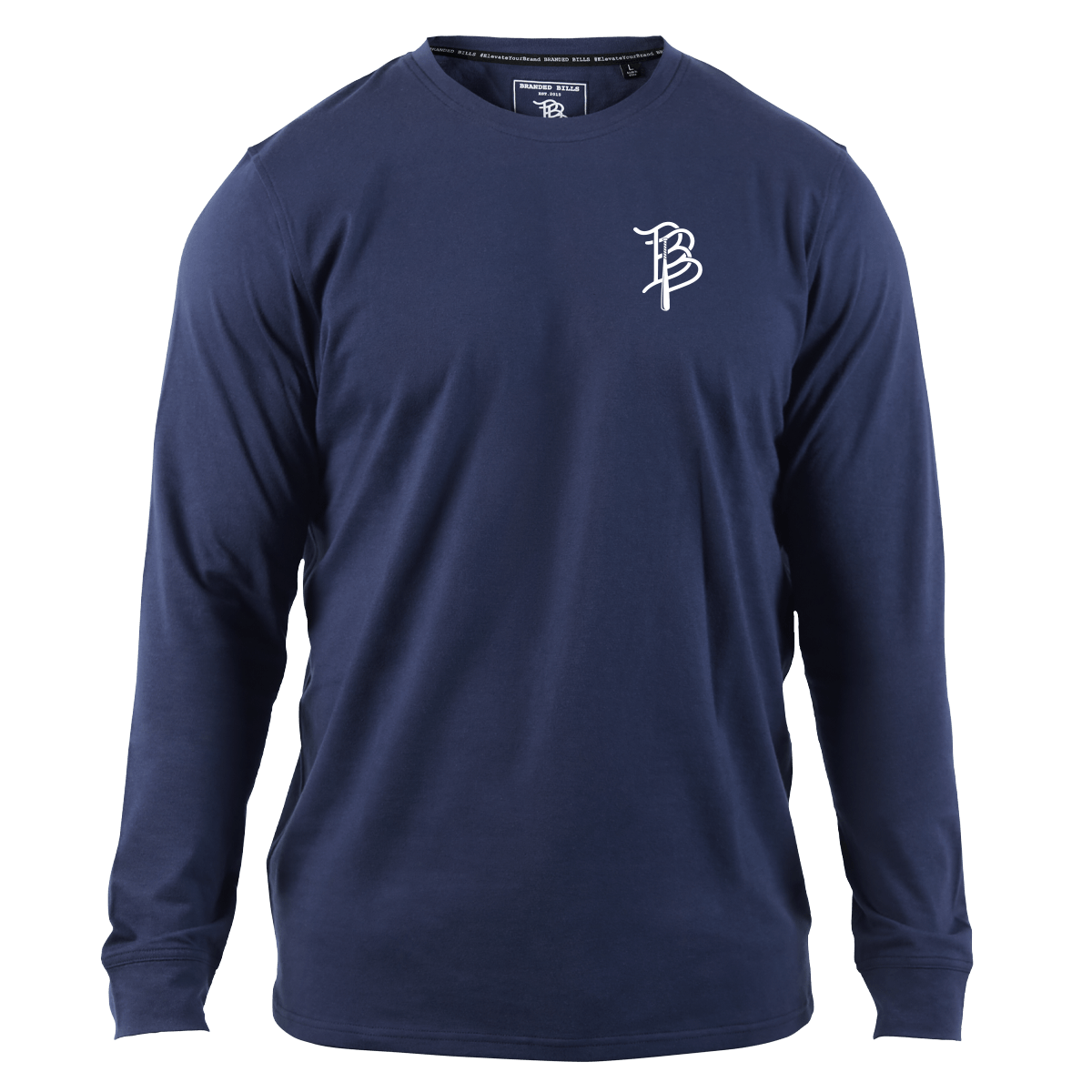 BB Baseball Cutout Cortaro™ Long Sleeve Tee Navy