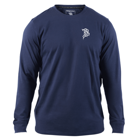 BB Drip Cortaro™ Long Sleeve Tee Navy