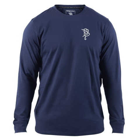BB Lacrosse Cutout Cortaro™ Long Sleeve Tee Navy