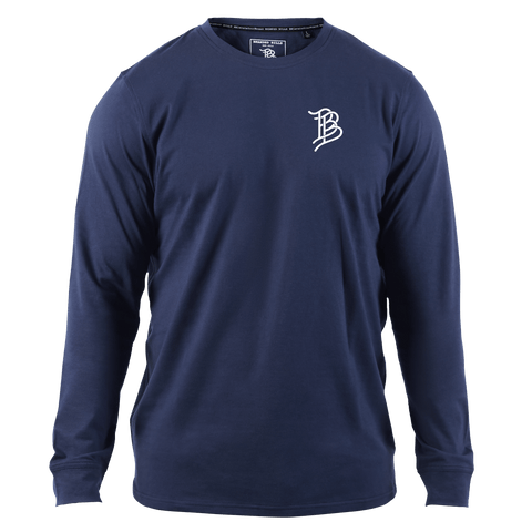 BB Logo Cortaro™ Long Sleeve Tee Navy