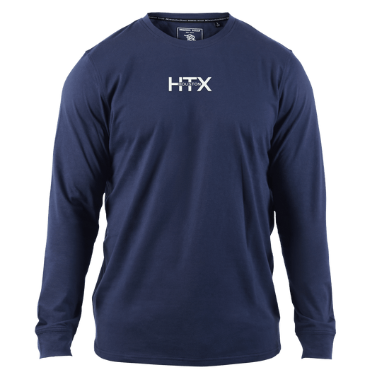 City Block Houston (HTX) Cortaro™ Long Sleeve Tee Navy