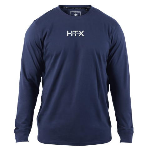 City Block Houston (HTX) Cortaro™ Long Sleeve Tee Navy